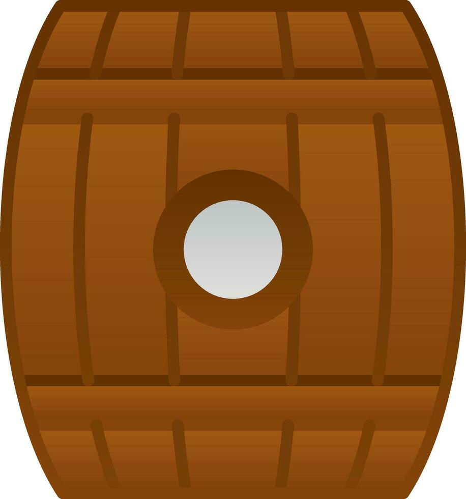 design de ícone de vetor de barril