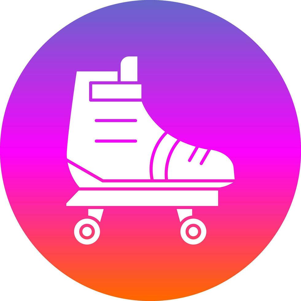 design de ícone de vetor de patins