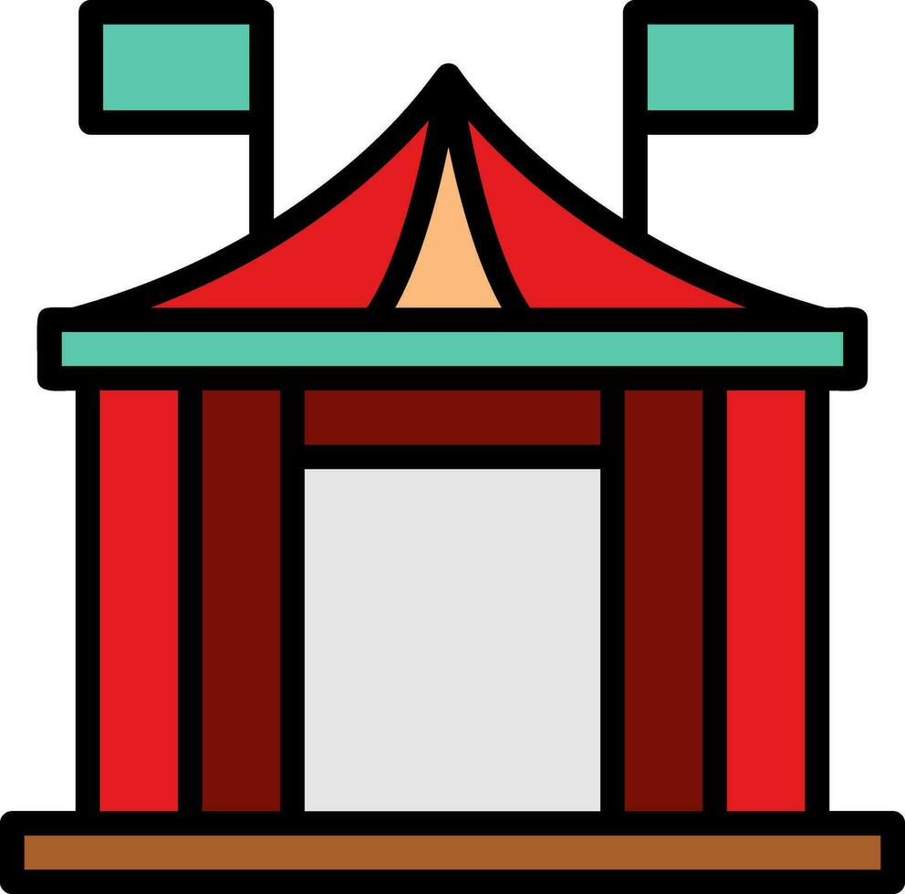 design de ícone de vetor de circo