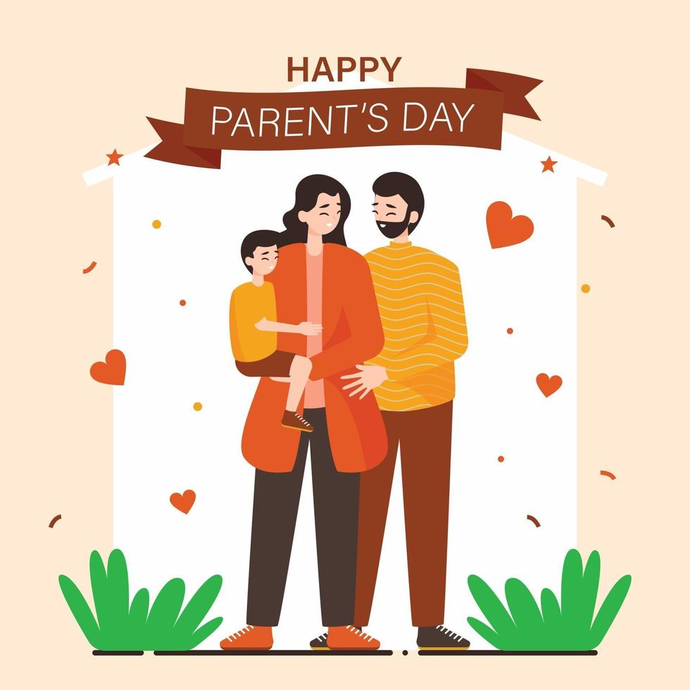 conceito feliz dia dos pais vetor