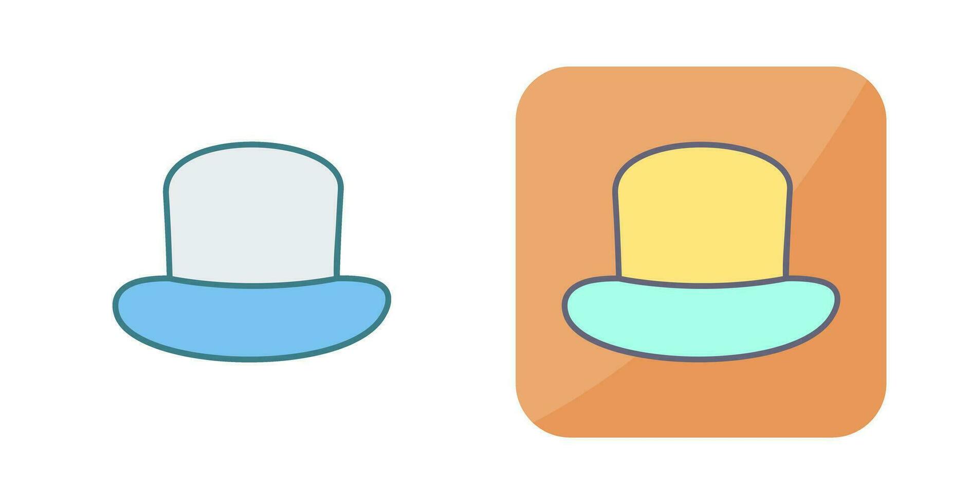 ícone de vetor de chapéu