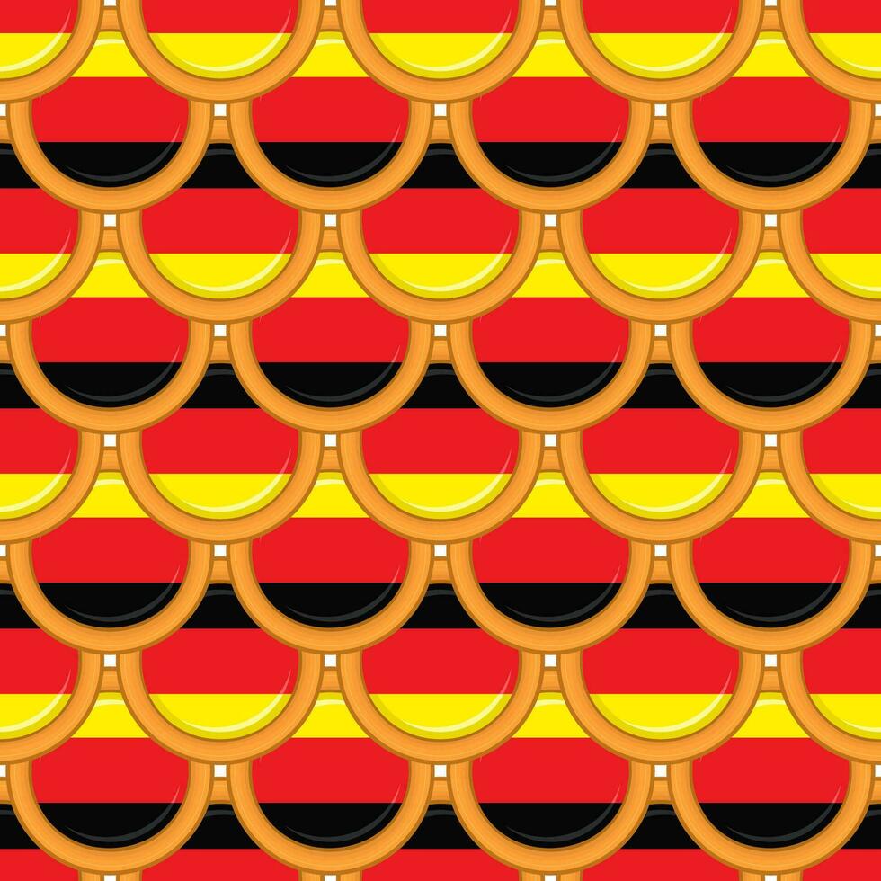 padronizar bolacha com bandeira país Alemanha dentro saboroso bolacha vetor