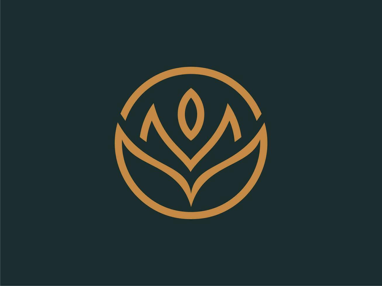 abstrato elegante flor logotipo ícone vector design. símbolo premium criativo universal