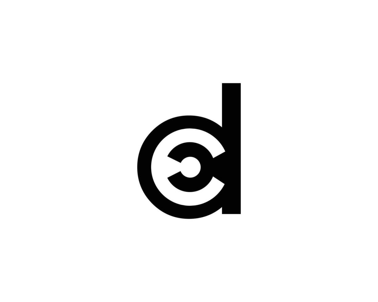 carta cd, dcc, ccd e CD logotipo Projeto cyber segurança símbolo elementos vetor ícone.