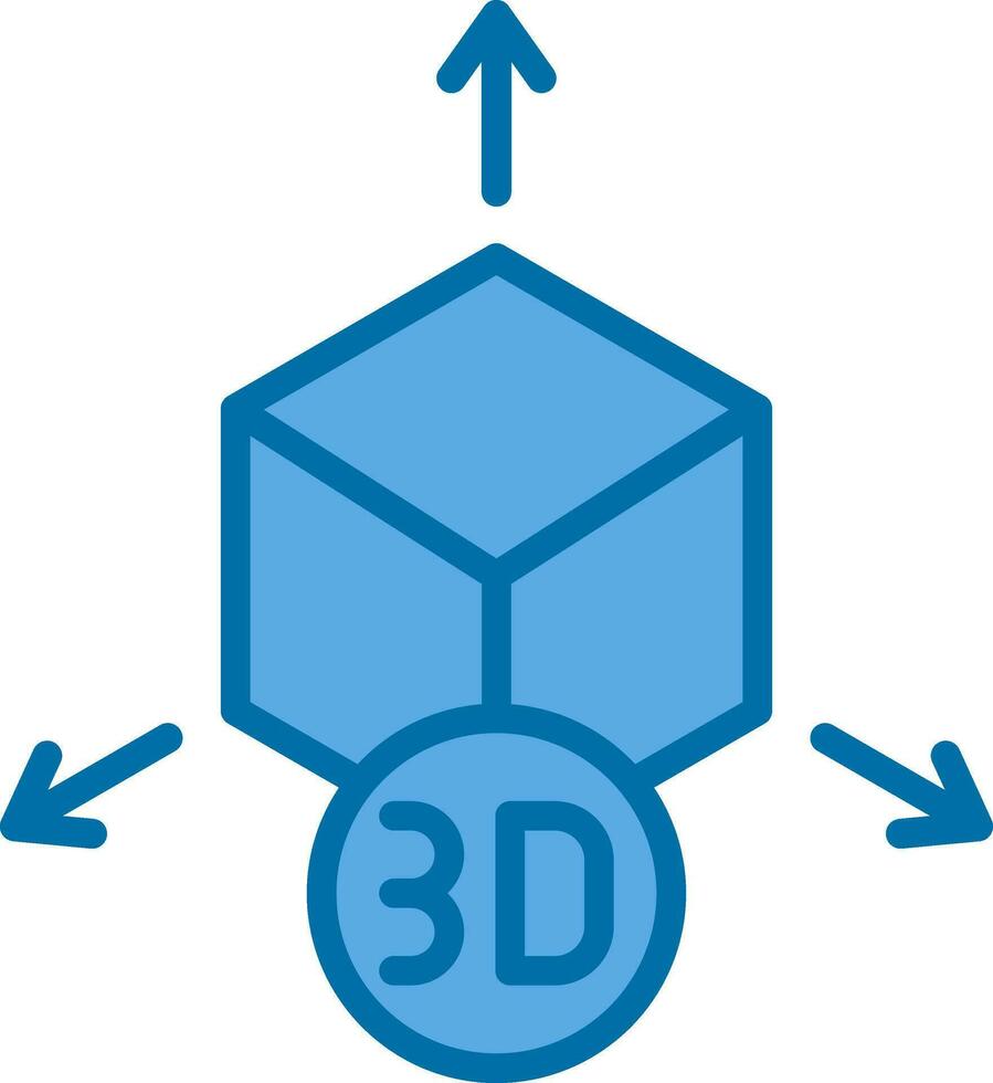 design de ícone de vetor de modelo 3D