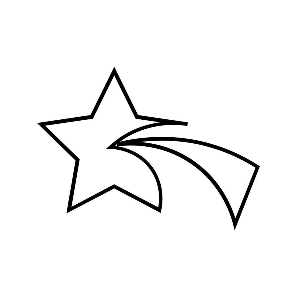 Estrela editável e redimensionável vetor ícone