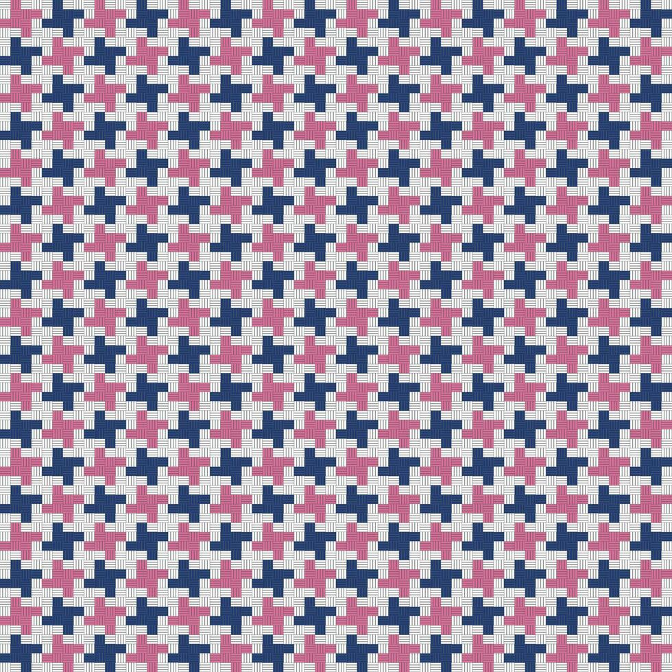 desatado abstrato tricolor geométrico padrão, fundo vetor ilustração