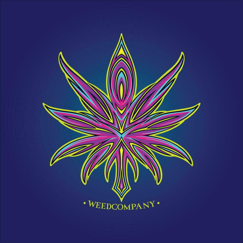 cannabis sativa folha tribal enfeite vetor ilustrações para seu trabalhos logotipo, mercadoria camiseta, adesivos e rótulo desenhos, poster, cumprimento cartões publicidade o negócio companhia