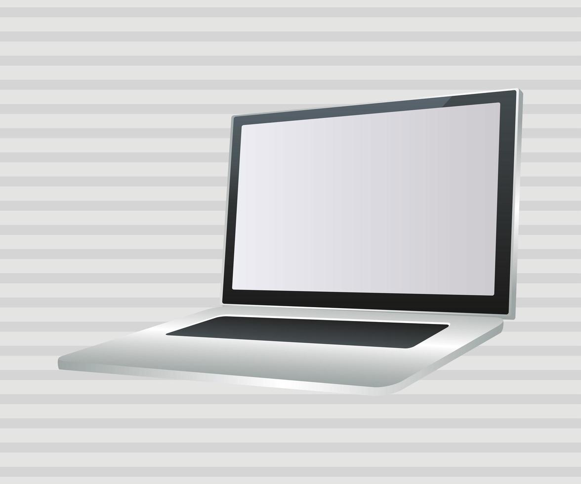 computador laptop dispositivo digital portátil vetor