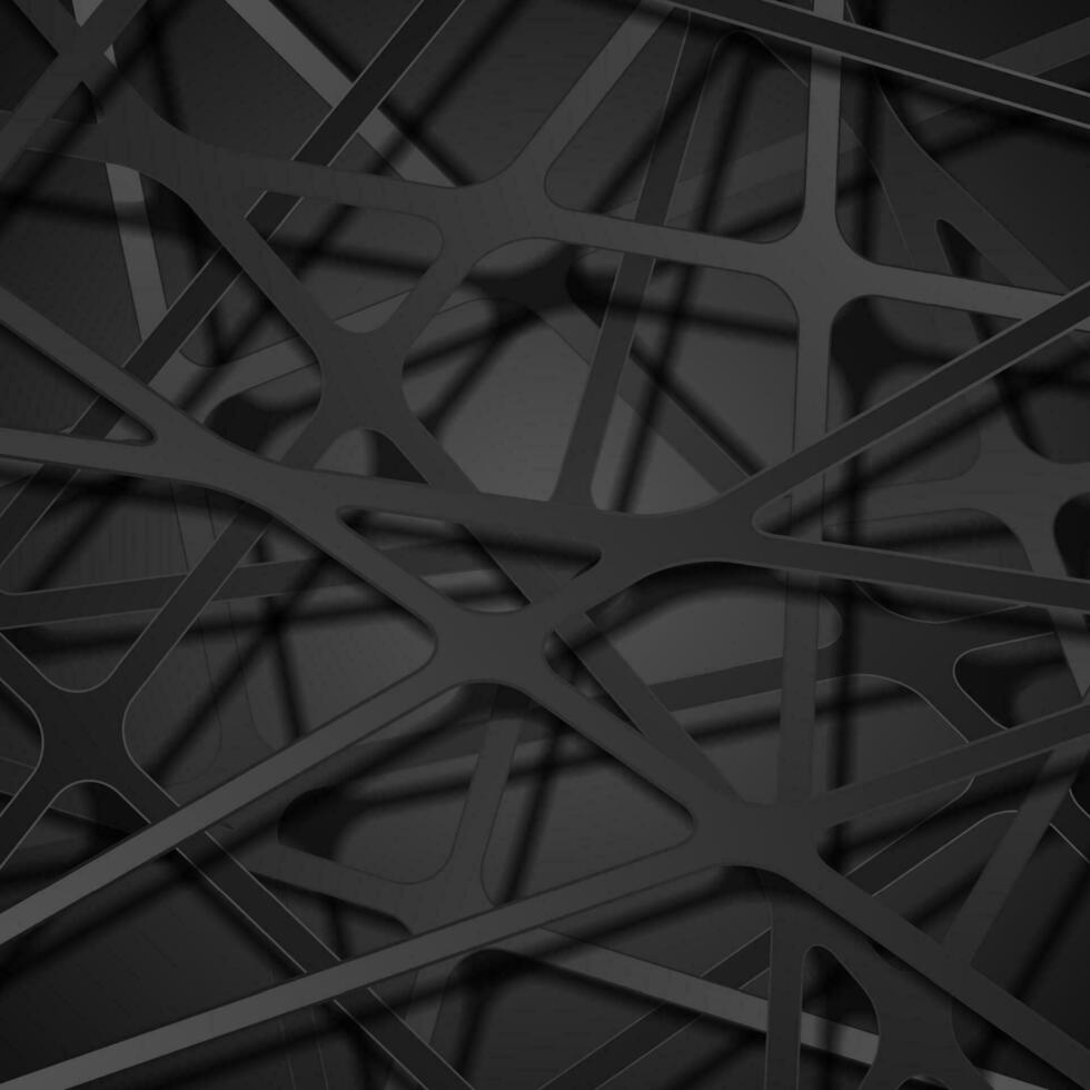 abstrato Preto listras moderno tecnologia fundo vetor