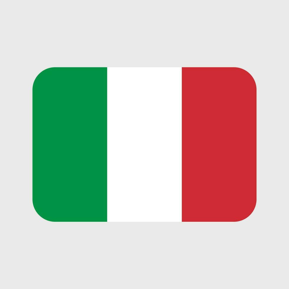 Itália bandeira vetor ícone