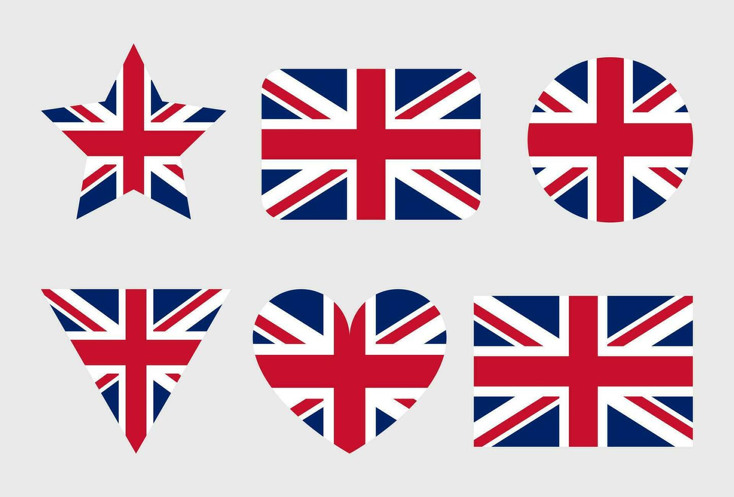 Reino Unido bandeira vetor ícone. Unidos reino e ótimo Grã-Bretanha bandeira ilustração