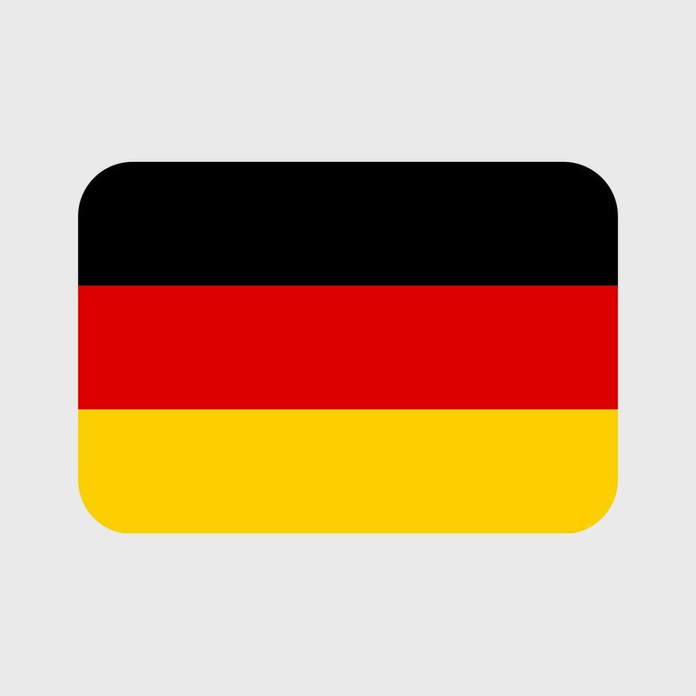 Alemanha bandeira vetor ícone. alemão bandeira ilustração