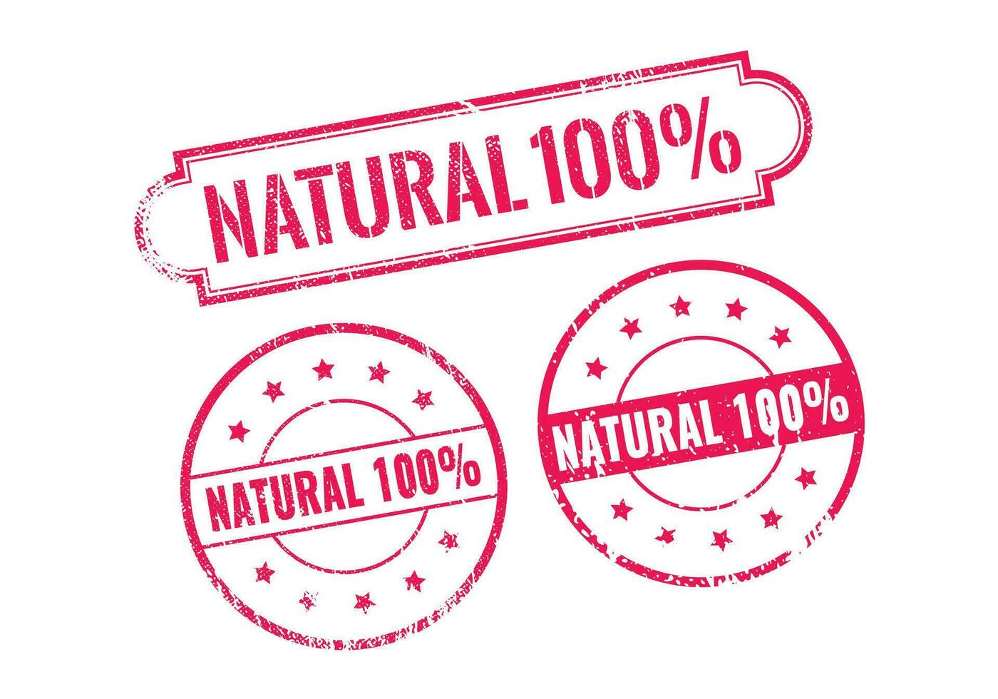 natural 100 por cento borracha placa ou carimbo, grunge borracha carimbo, venda crachá vintage velho textura vetor