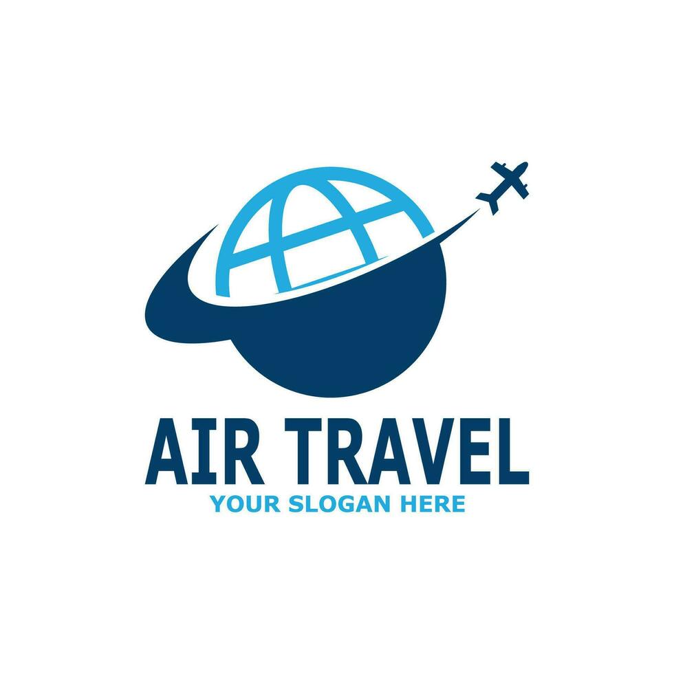 azul ar viagem agência viagem logotipo modelo vetor