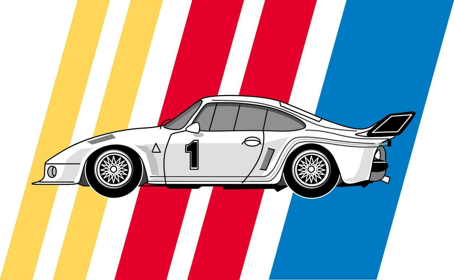 corrida carro ilustração vetor nascar logotipo