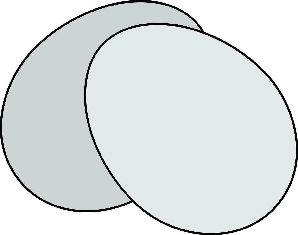 ilustração do ovo ícone para aves de capoeira conceito dentro AVC. vetor