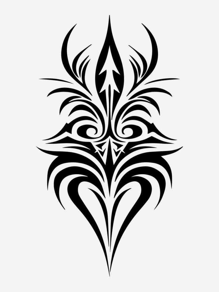 tribal tatuagem Projeto elemento vetor