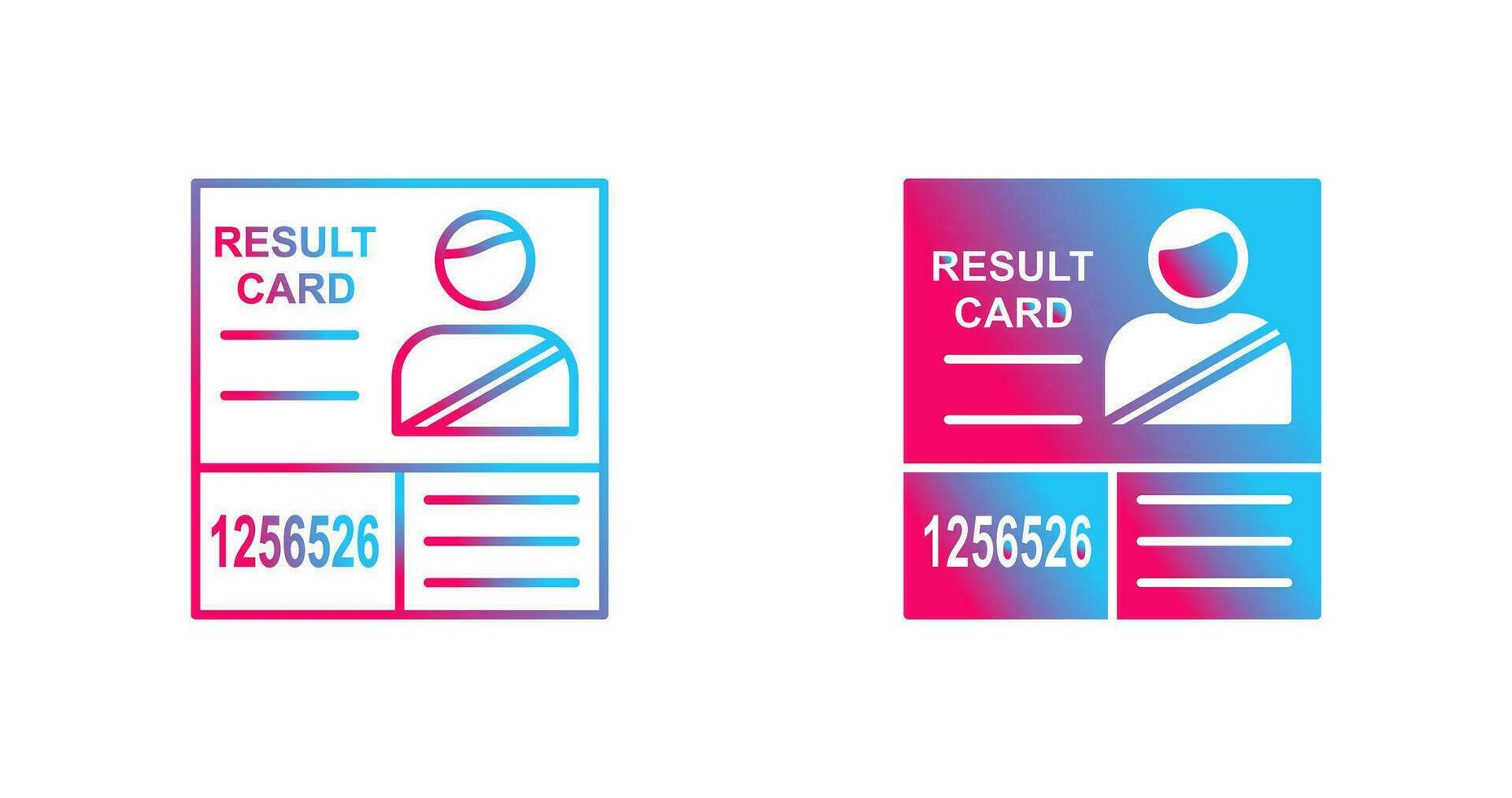 ícone de vetor de resultados de candidatos