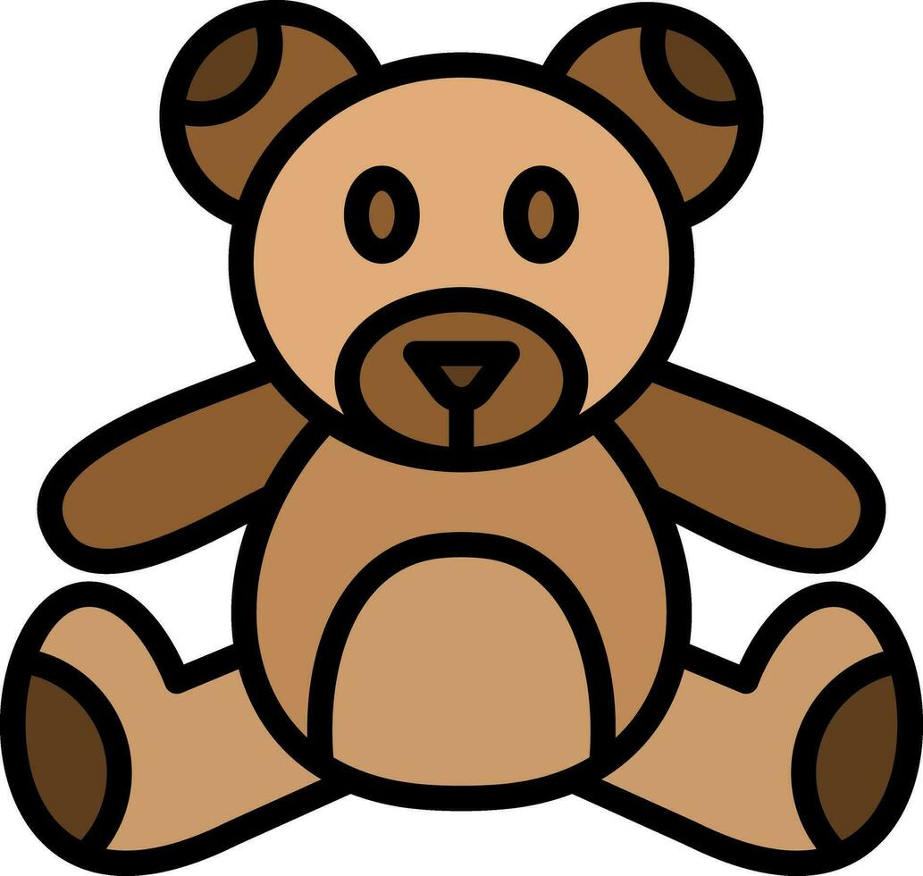 design de ícone de vetor de urso