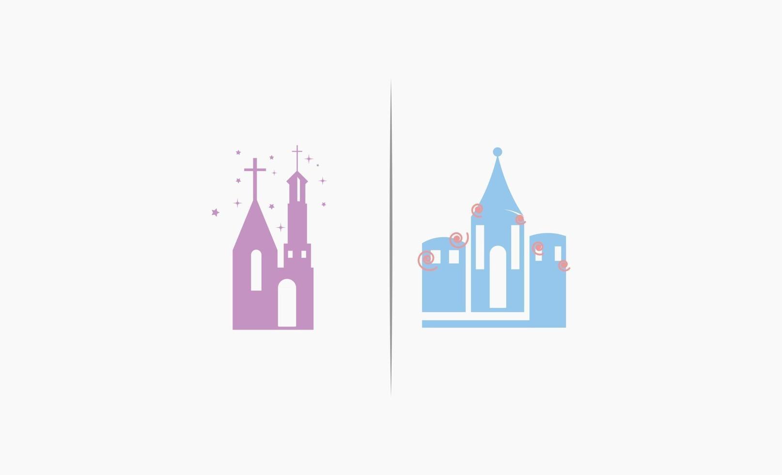 ilustração em vetor design ícone igreja