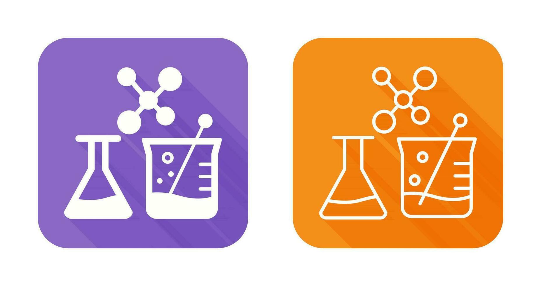 ícone de vetor de química