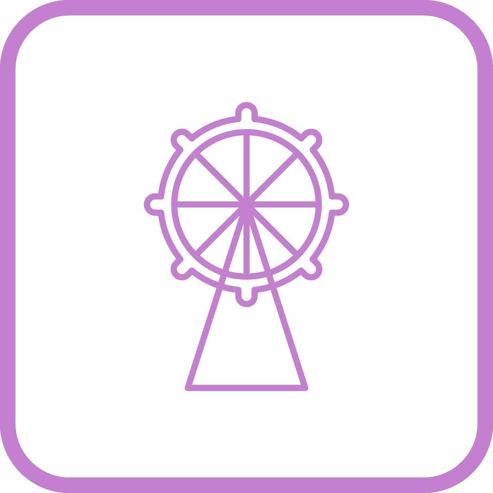 ícone de vetor de roda gigante