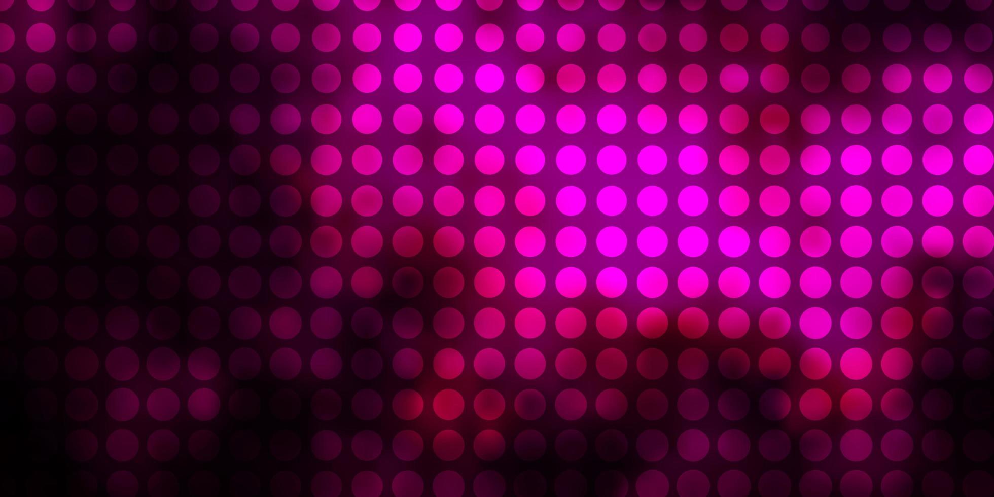 fundo vector rosa escuro com círculos
