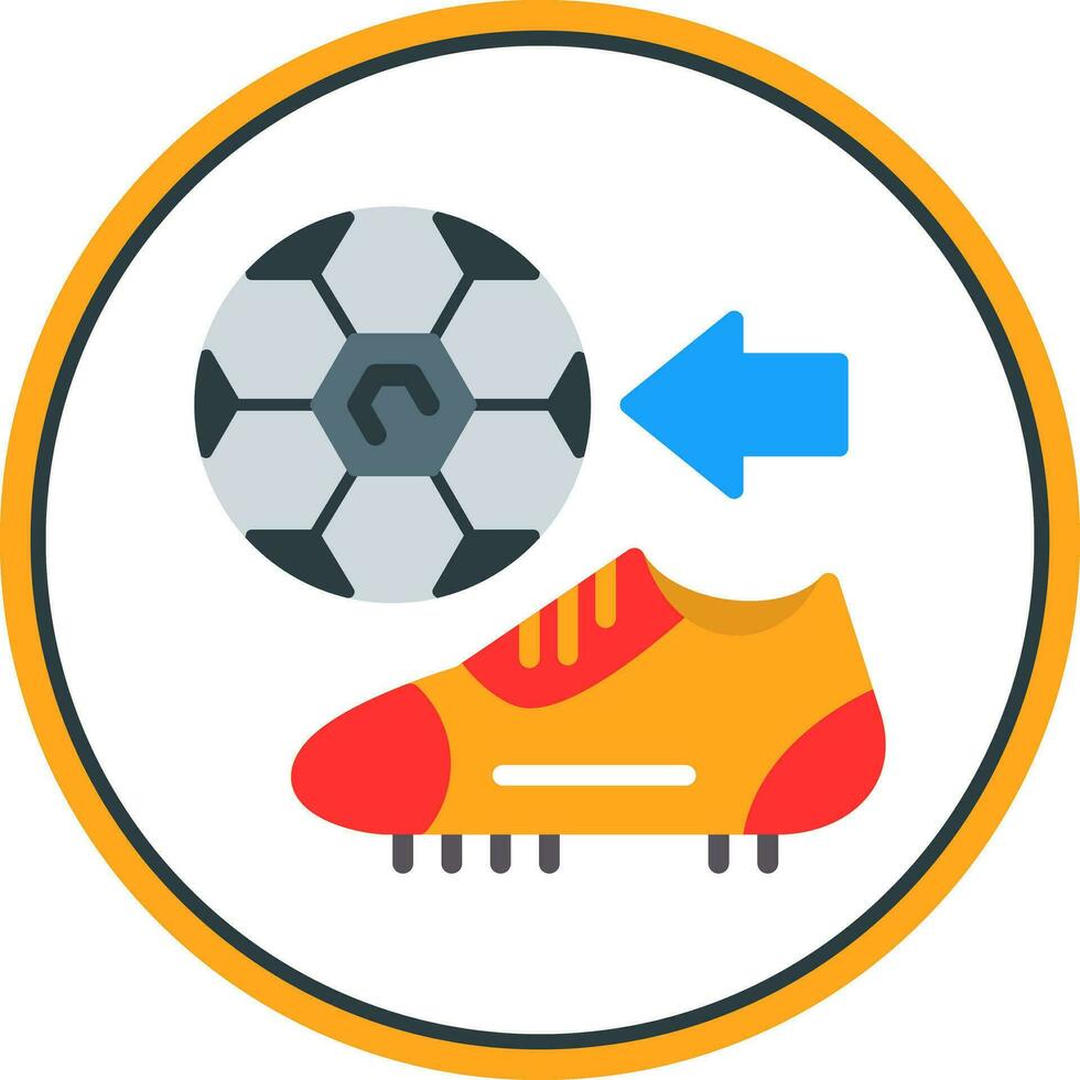 design de ícone de vetor de botas de futebol