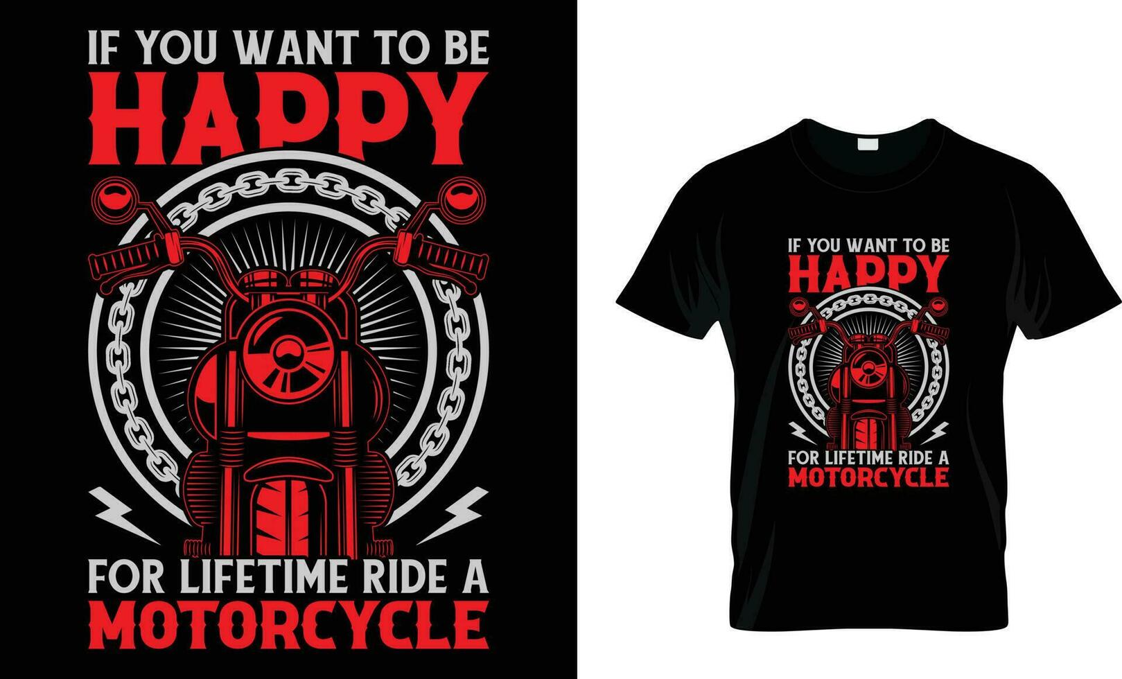 motocicleta camiseta projeto, moto t camisa Projeto vetor