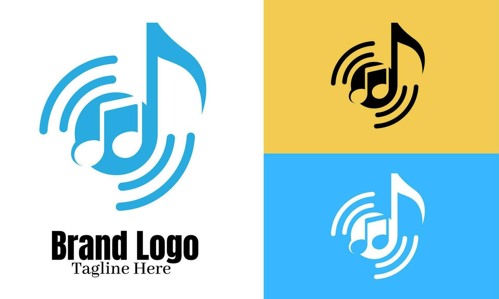 música logotipo vetor Projeto ilustração