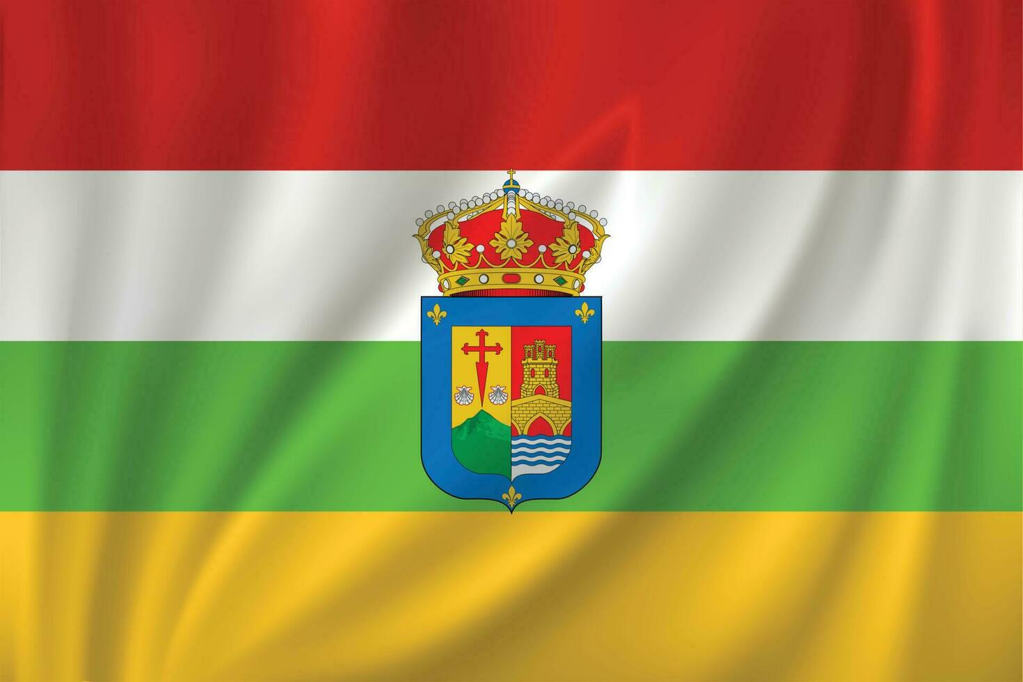 bandeira balançando ao vento vetor