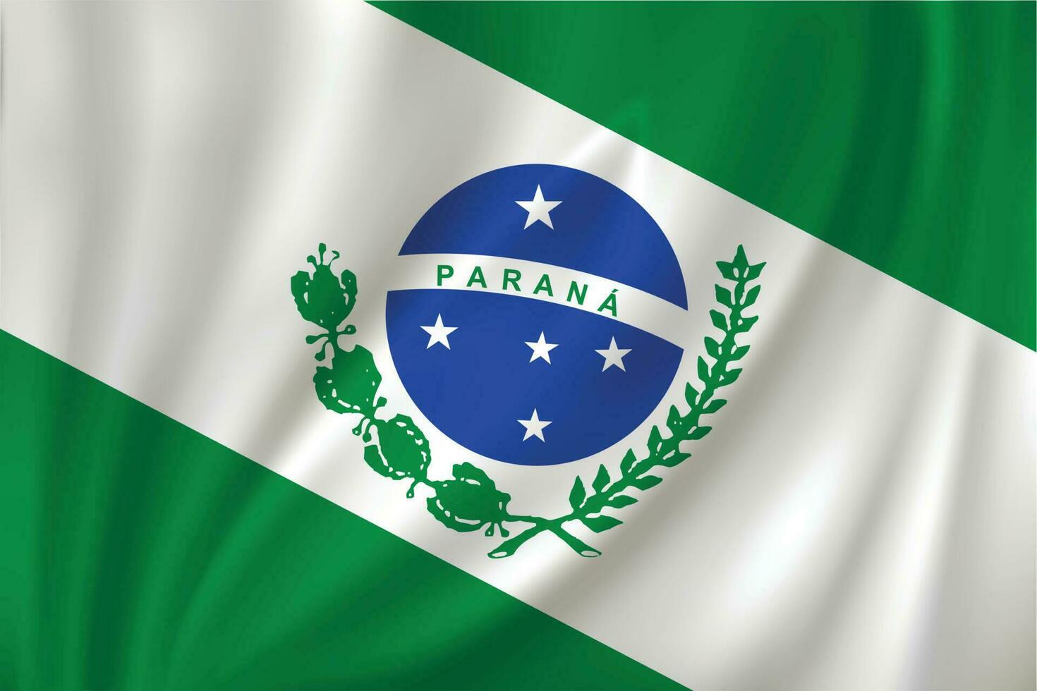 bandeira balançando ao vento vetor