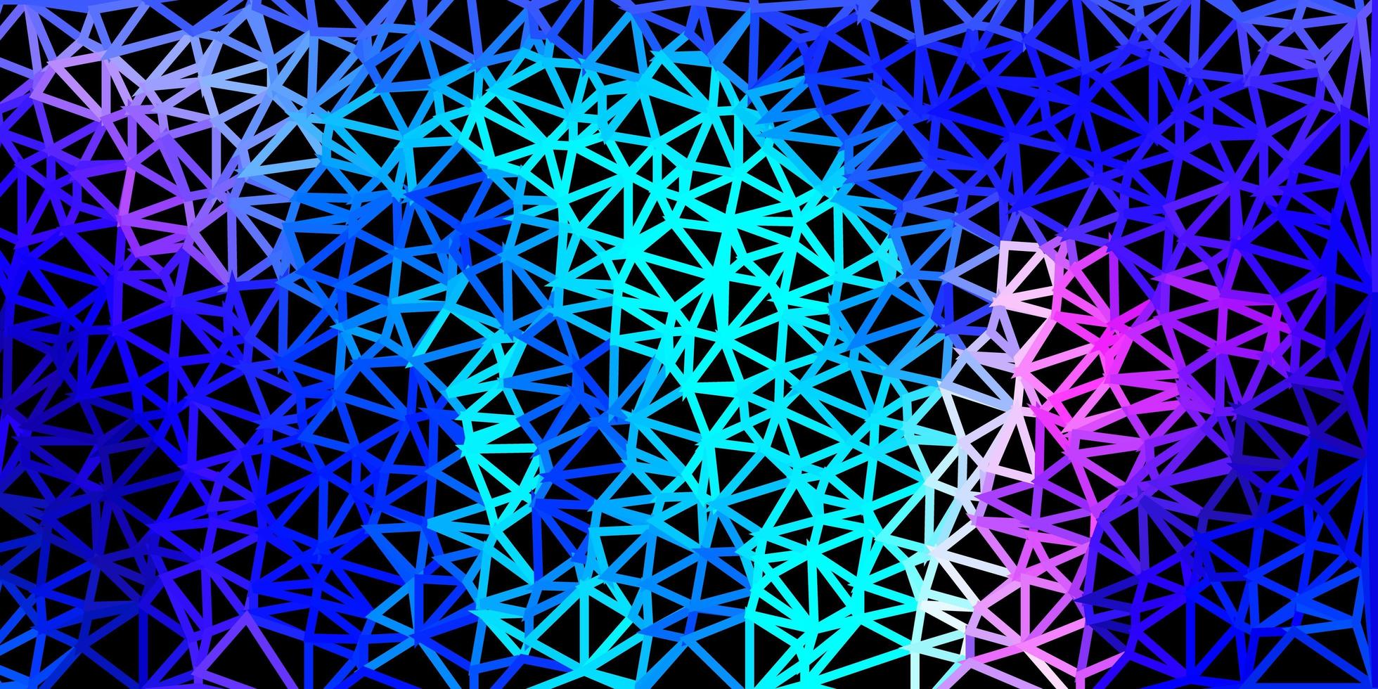 modelo de mosaico de triângulo de vetor rosa escuro