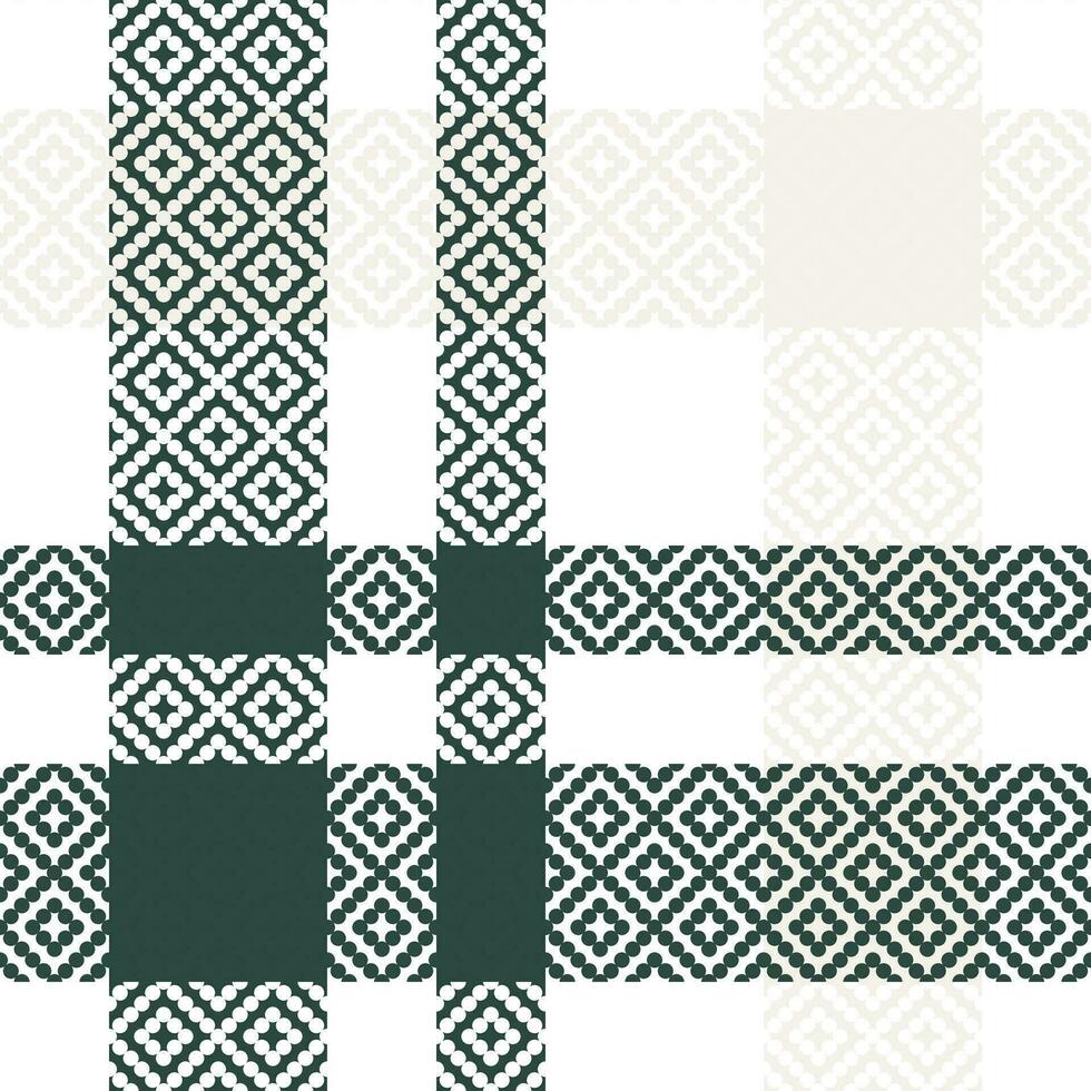 tartan xadrez padronizar desatado. tecido de algodão padrões. modelo para Projeto ornamento. desatado tecido textura. vetor ilustração