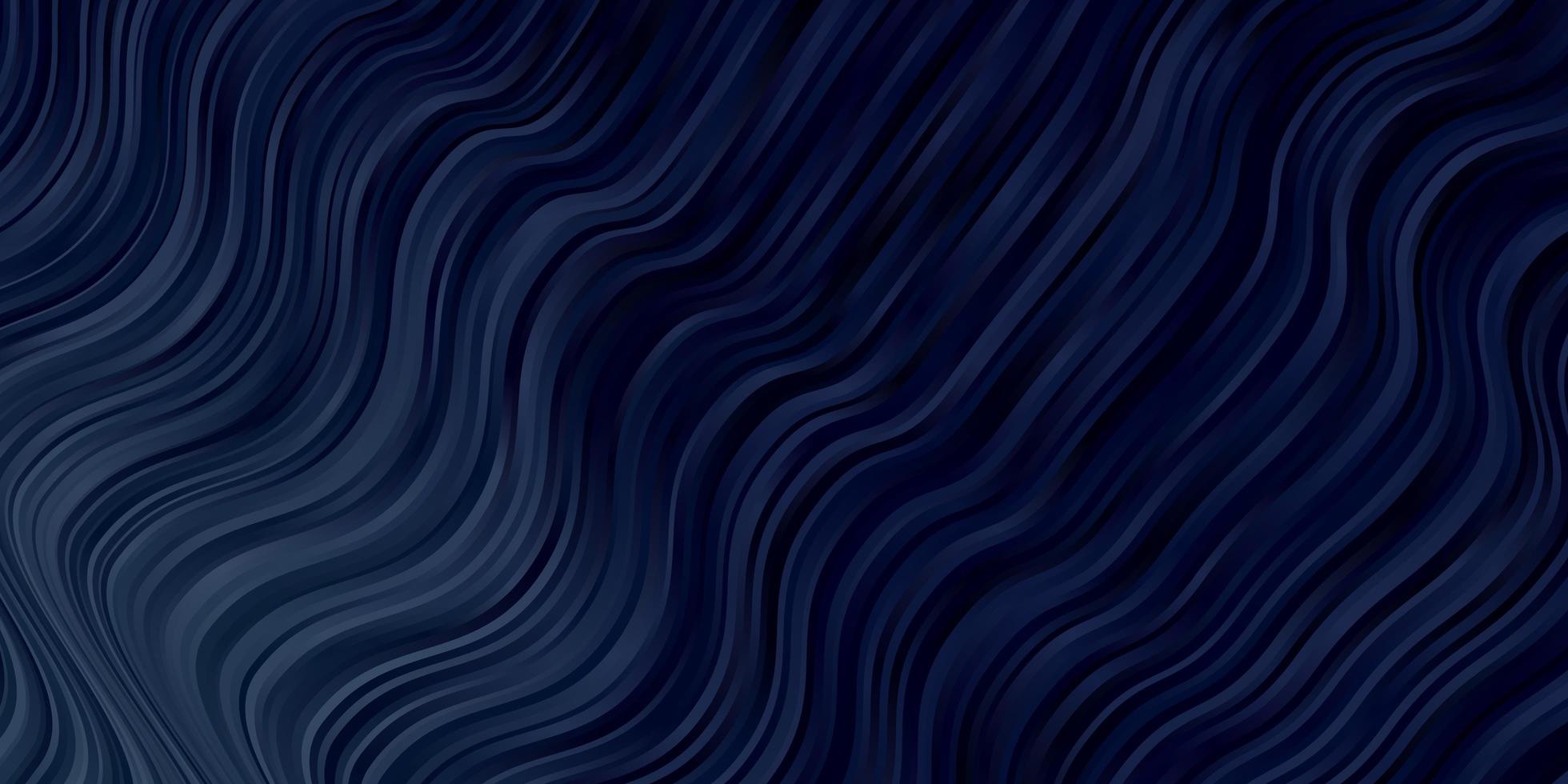 textura de vetor azul claro com curvas nova ilustração colorida com padrão de linhas dobradas para páginas de destino de sites
