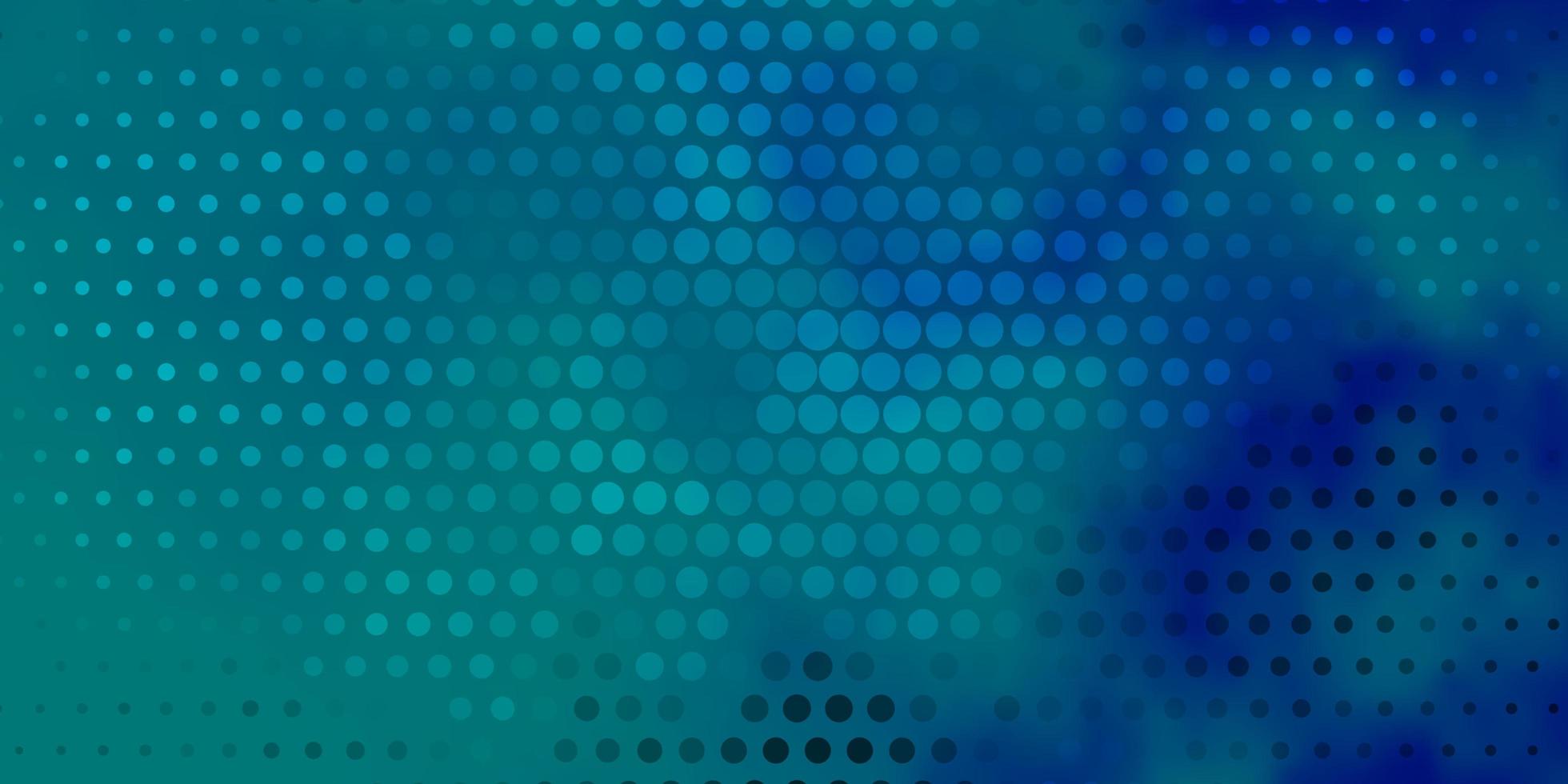 modelo de vetor azul claro com círculos de design decorativo abstrato em estilo gradiente com padrão de bolhas para folhetos de livretos
