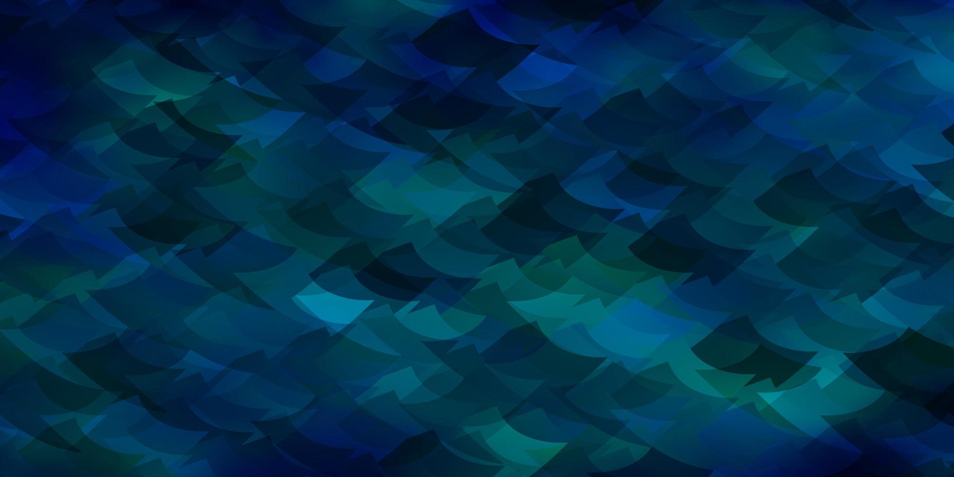 textura vector azul escuro com estilo triangular