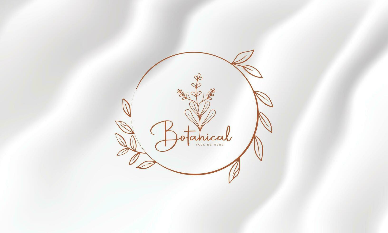 elemento floral botânico logotipo desenhado à mão com flores silvestres e folhas. logotipo para spa e salão de beleza, boutique, loja orgânica, casamento, designer floral, interior, fotografia, cosmético. vetor