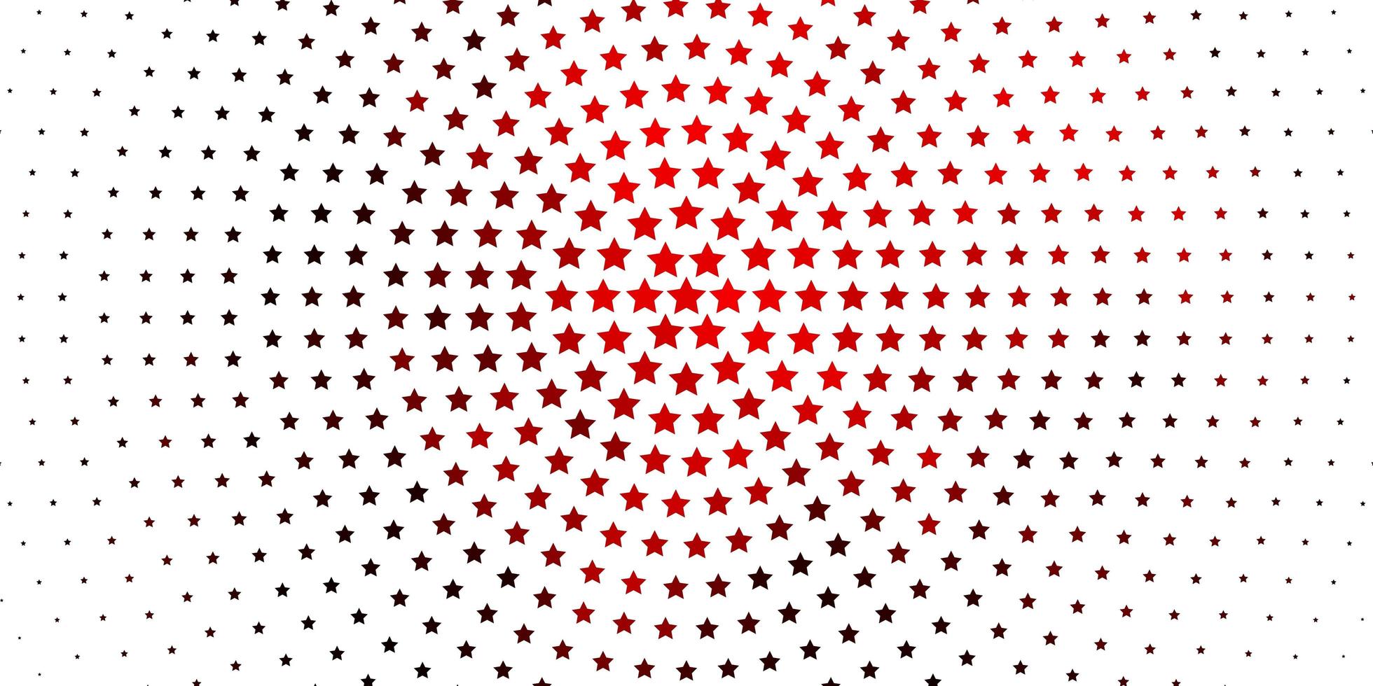 fundo vector vermelho claro com estrelas coloridas ilustração decorativa com estrelas no modelo abstrato melhor design para o seu banner de cartaz de anúncio