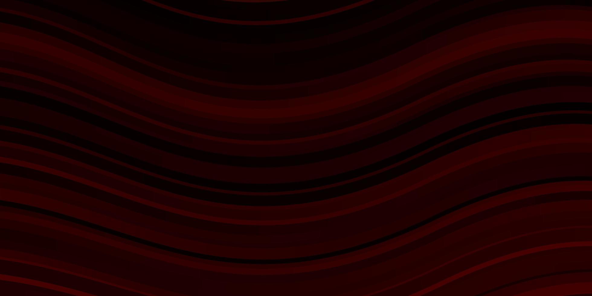 fundo vector vermelho escuro com linhas irônicas amostra geométrica colorida com modelo de curvas gradientes para o seu design de interface do usuário