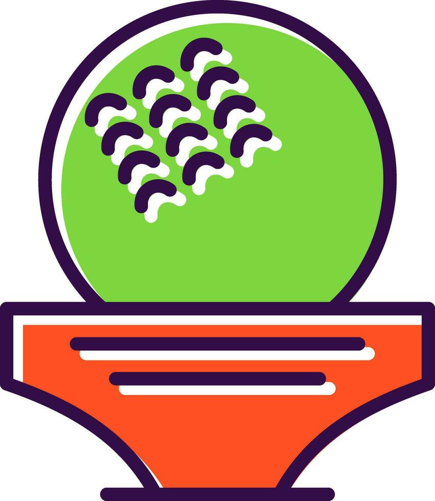 design de ícone de vetor de bola de golfe