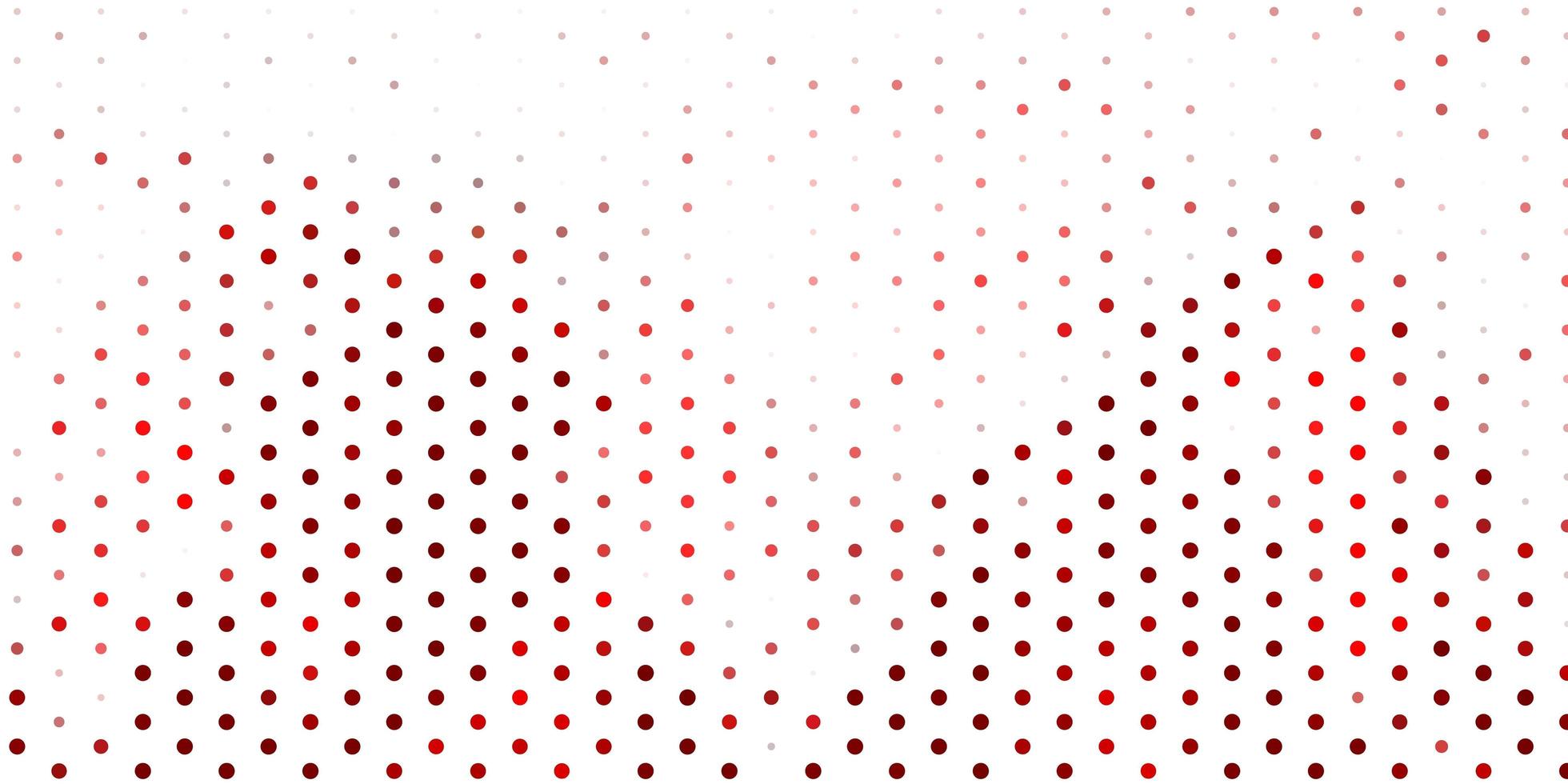 pano de fundo vector vermelho claro com pontos
