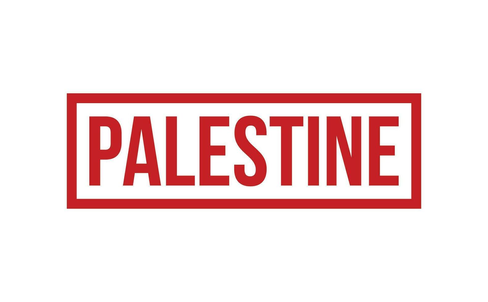 Palestina borracha carimbo foca vetor