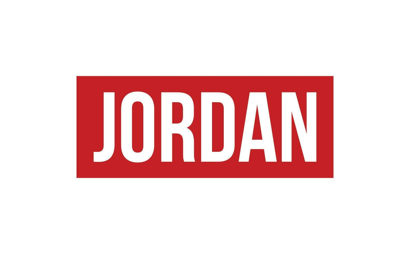 Jordânia borracha carimbo foca vetor