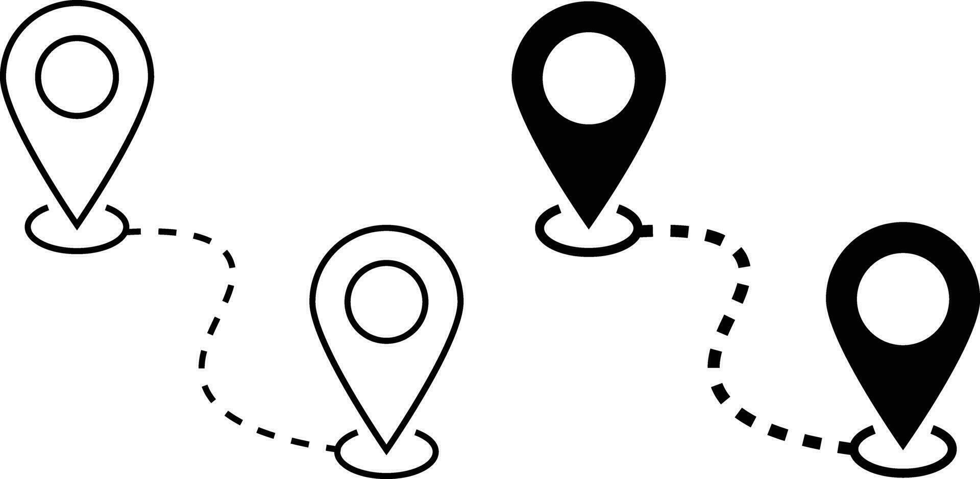 mapa ícone folha, simples na moda plano estilo linha e sólido isolado vetor ilustração em branco fundo. para aplicativos, logotipo, sites, símbolo , interface do usuário, ux, gráfico e rede Projeto. eps 10.