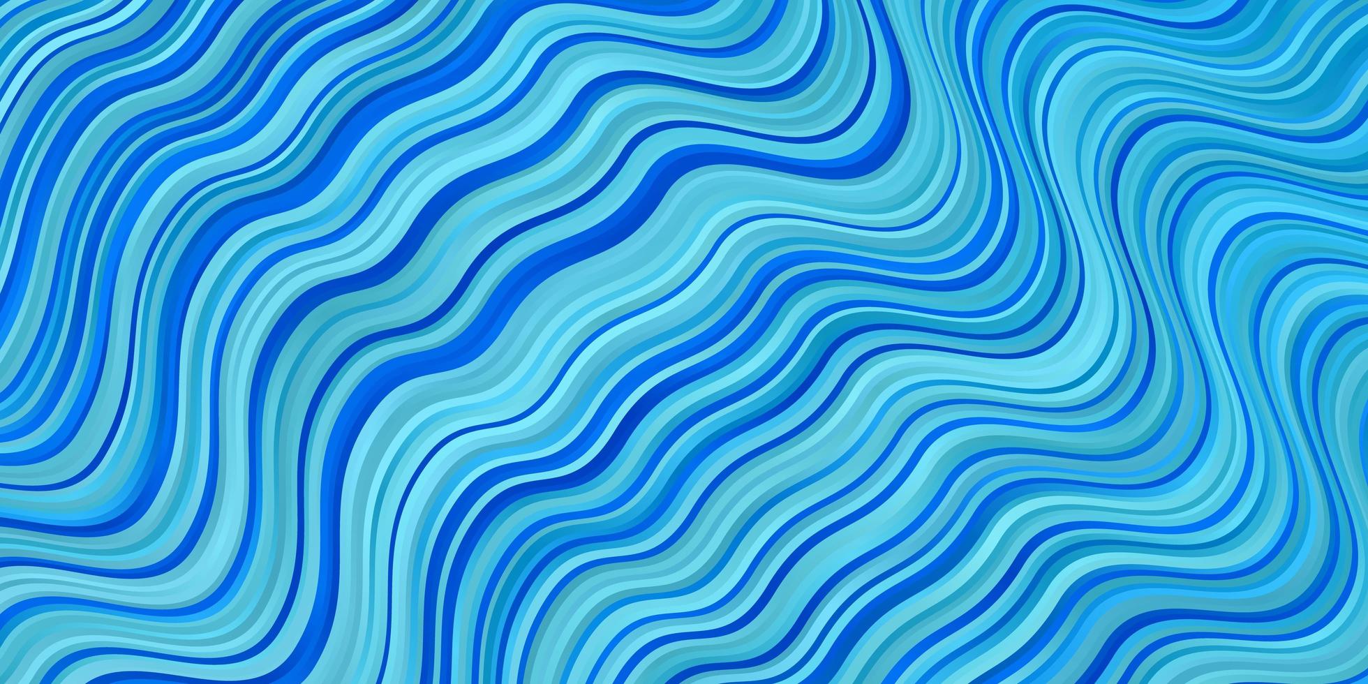 textura de vetor azul claro com curvas ilustração colorida em estilo circular com linhas melhor design para seu banner de pôster de anúncio