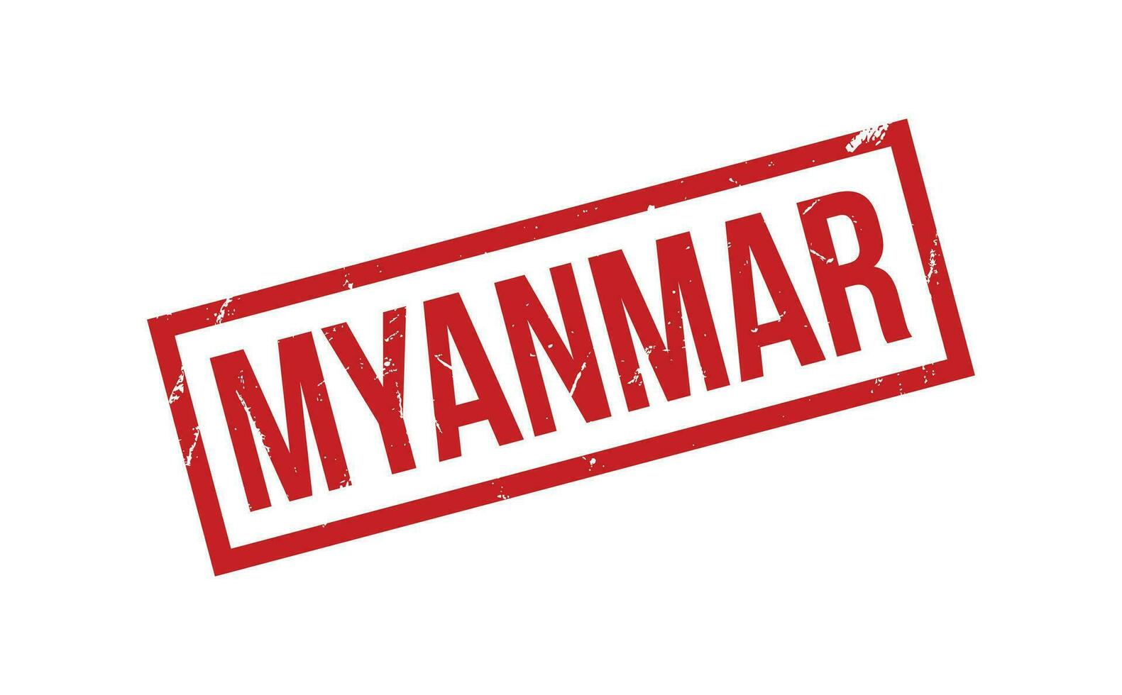 myanmar borracha carimbo foca vetor