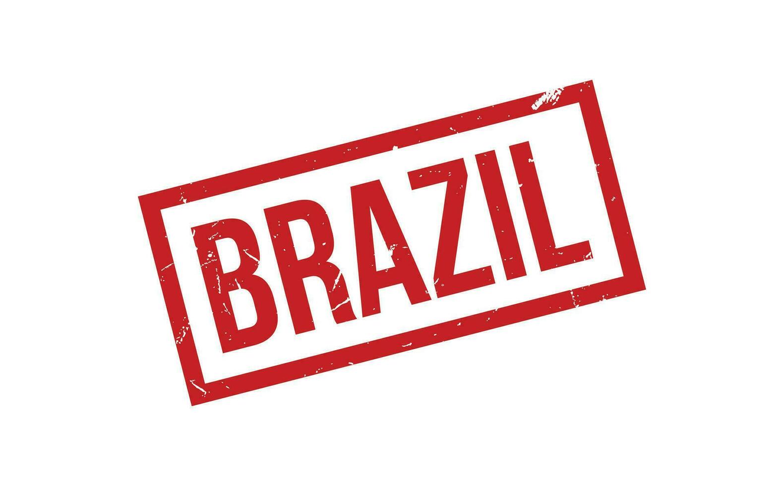 Brasil borracha carimbo foca vetor
