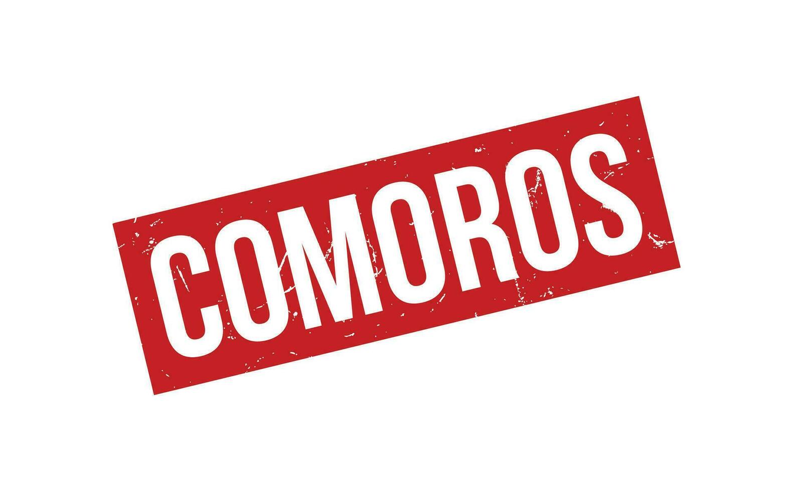 Comores borracha carimbo foca vetor